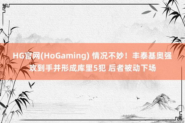 HG官网(HoGaming) 情况不妙！丰泰基奥强攻到手并形成库里5犯 后者被动下场